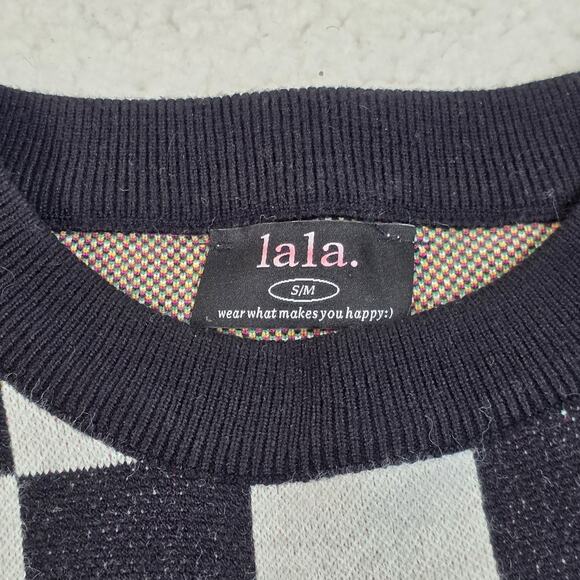 Dressed in LaLa Womens Oversize Sweater S/M Grand Prix POWERFUL WOMAN Thick Knit - Picture 6 of 9
